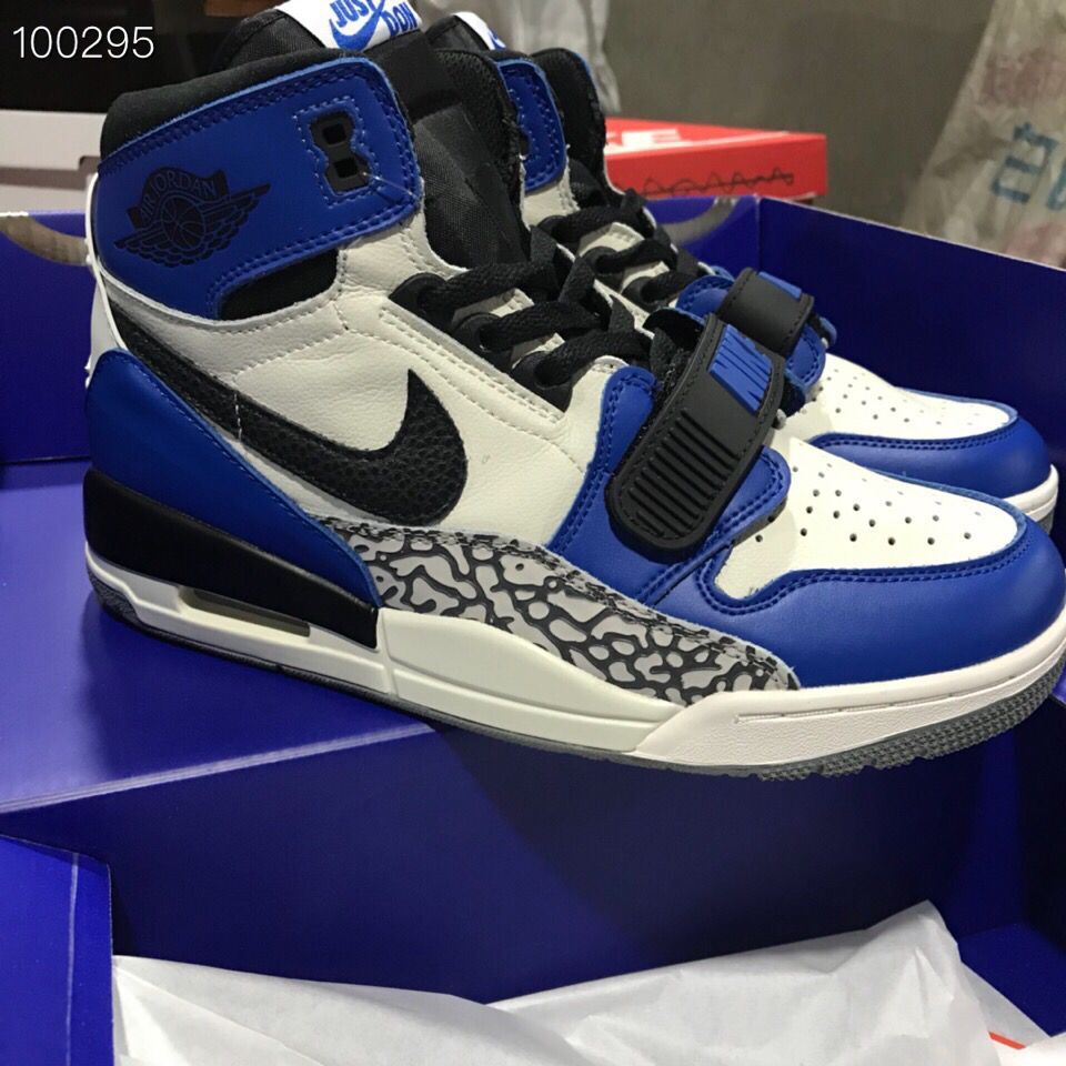 Air Jordan Legacy 312 NRG Blue White Cement Black Shoes